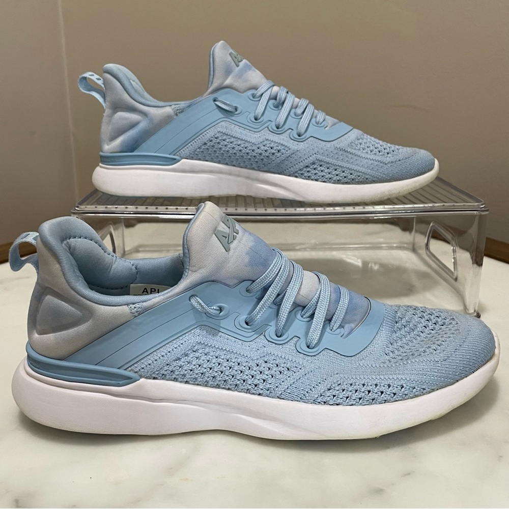 APL Athletic Propulsion Labs Techloom Tracer Sky Blue Knit Sneakers